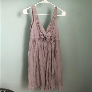 SINE (Anthropologie) grey mini dress